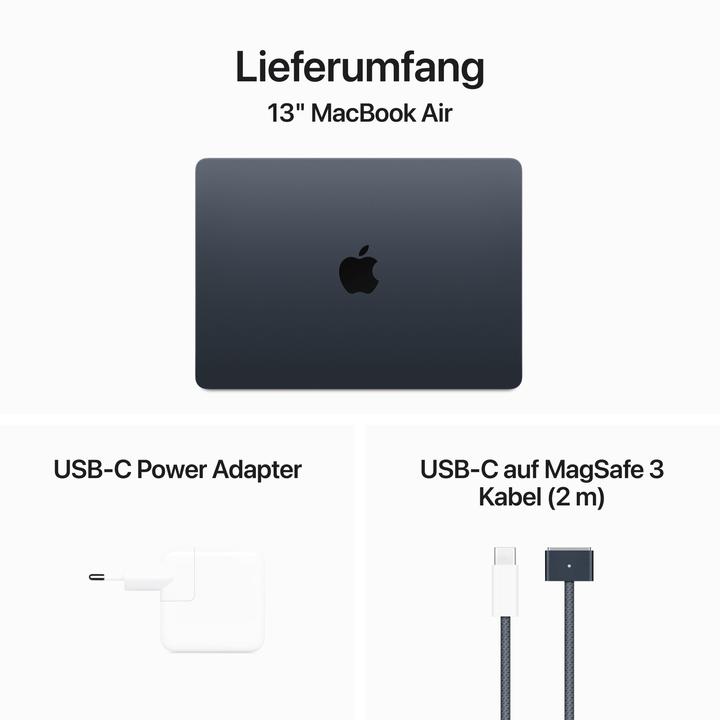 Produktbild Apple MacBook Air – 2024 (13.60", M3, 16 GB, 512 GB, DE)
