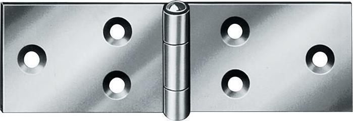 Vormann Rolled, wide table band Height 28 mm W.open80 mm Thickness 1.2 mm Steel blue galvanised (20 pcs.)