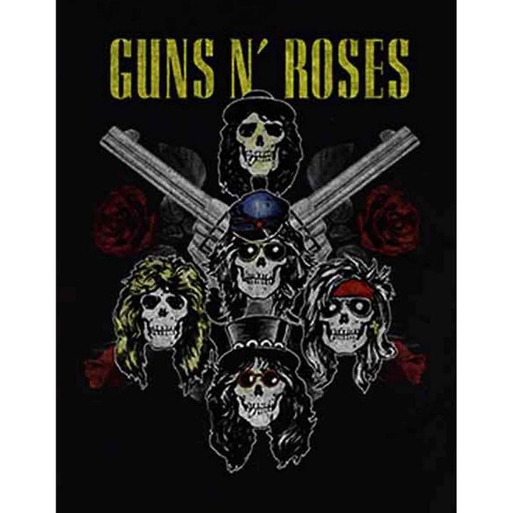 Actual product image Universal Textiles Unisex Adult Pistols & Roses Cotton T-Shirt (L)