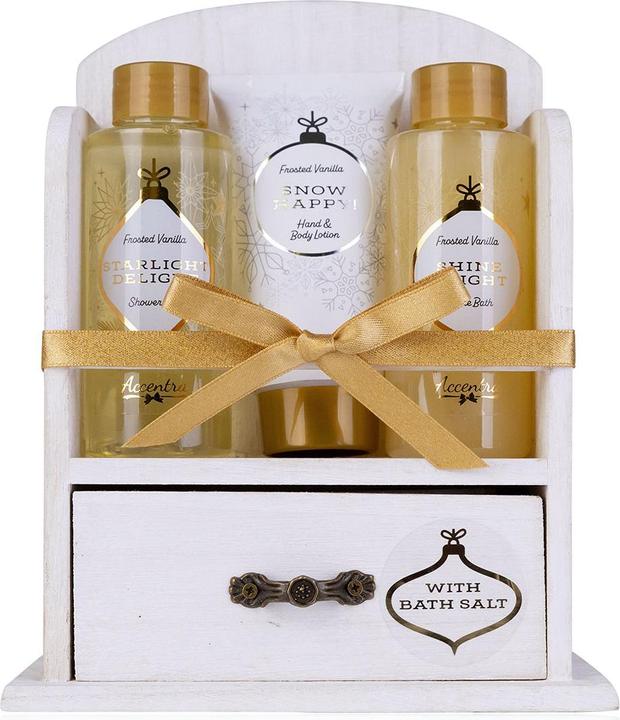Actual product image Accentra Gift set for women WINTER MAGIC in beautiful wooden cabinet (Hair care set)