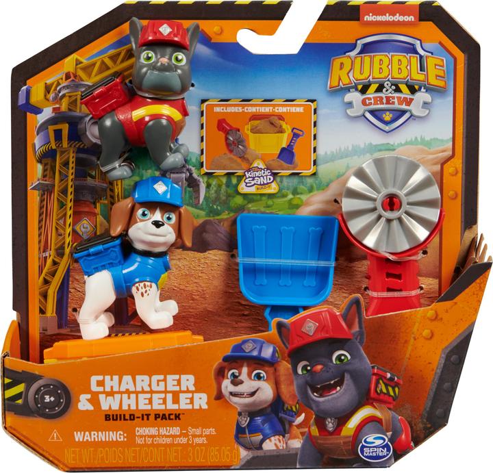 Actual product image Spin Master Rubble & Crew - Actionfiguren-Set mit Charger & Wheeler