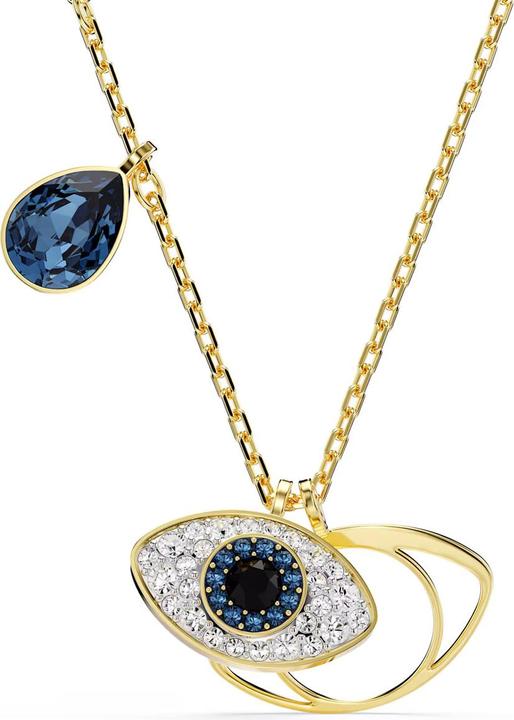 Produktbild Swarovski Symbolica Halskette Böser Blick Blau Gold (Swarovski Metall)