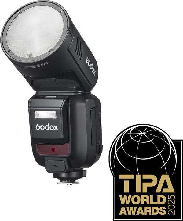 Actual product image Godox Speedlite V100 Nikon (Plug-on flash, Nikon)
