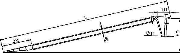 Actual product image kaiserkraft Aluminum loading rail
