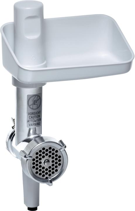 Bosch Hausgeräte Fleischwolf-Aufsatz, Stopfer, Edelstahl Loch-Scheibe 4,5 mm, MUZ5FW1