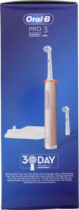 Actual product image Oral-B Pro3 3400N Pink Sensi (Oscillating toothbrush)