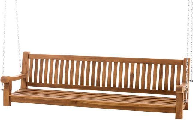 Swisshandel24 Schaukelbank Joyce 220 cm, teak