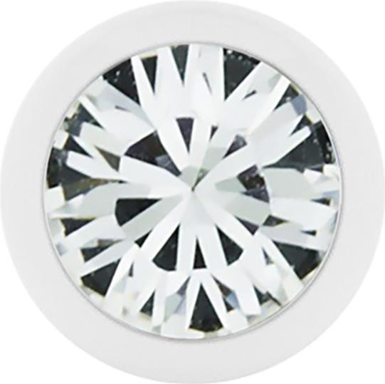 Immagine prodotto Star Piercing Microsfera Pure White con argento Swarovski (senza ottone, Acciaio chirurgico 316L)