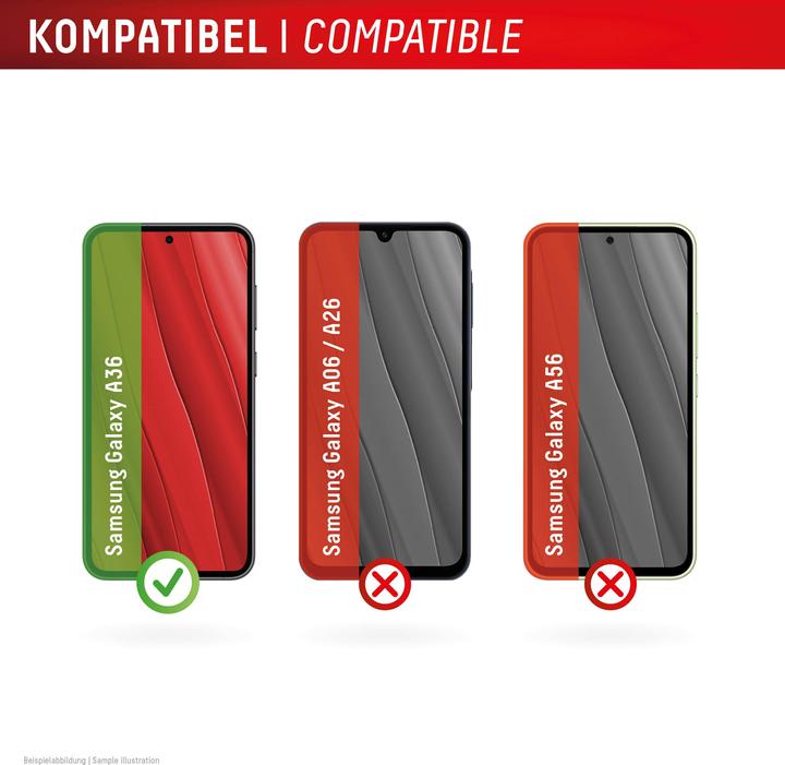 Actual product image Displex Real Glass, 2D Panzerglas (1 Piece, Samsung Galaxy A36)