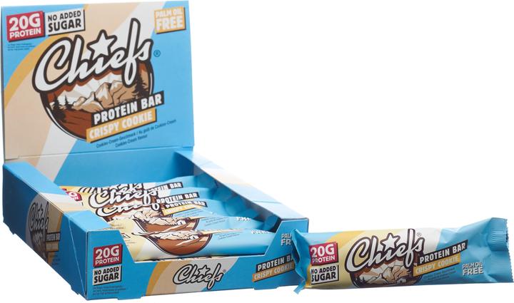 Actual product image Chiefs Protein Bar (Cookie, 12 pcs., 660 g)