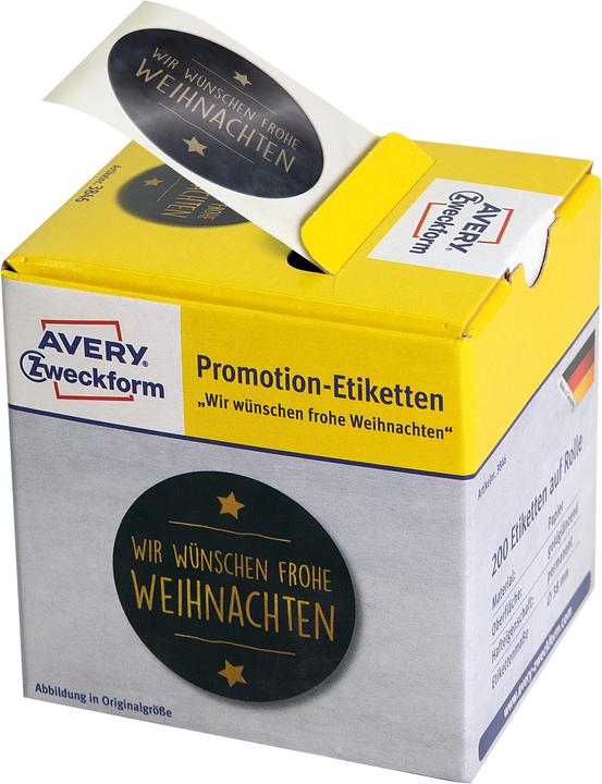 Actual product image Avery Promotion Sticker Christmas