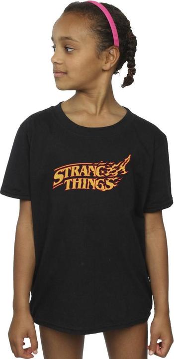 Immagine prodotto Netflix Stranger Things Logo Breaking Maglietta Ragazze (152, 158)
