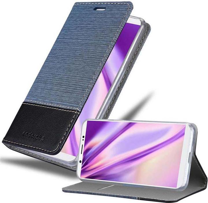 Produktbild Cadorabo Book Jeans Optik Cover (Vivo V7 Plus)