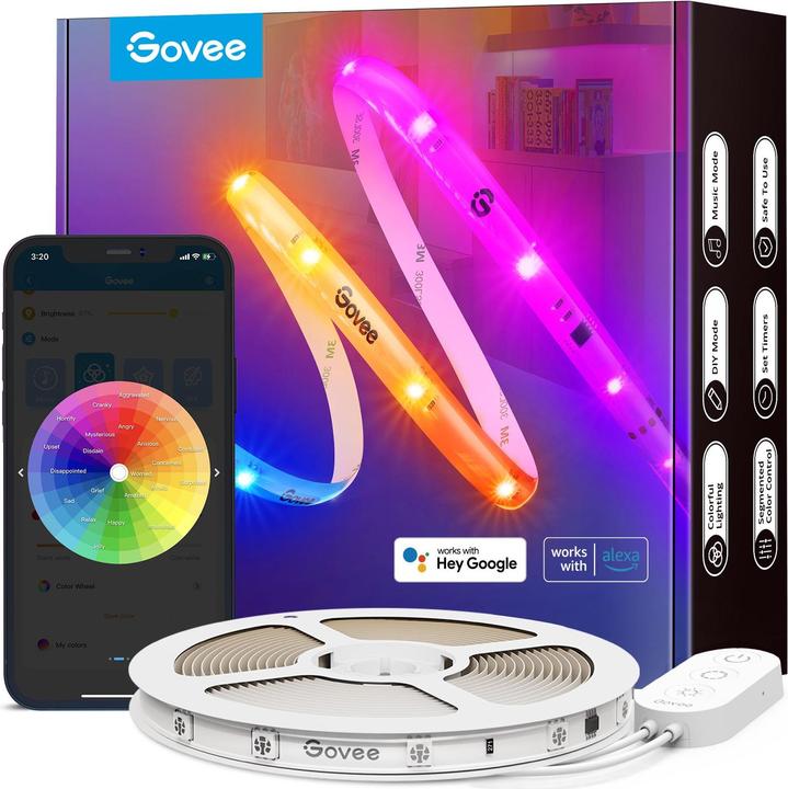 Govee LED Stripe Smart (RGB, 1000 cm, Indoor)