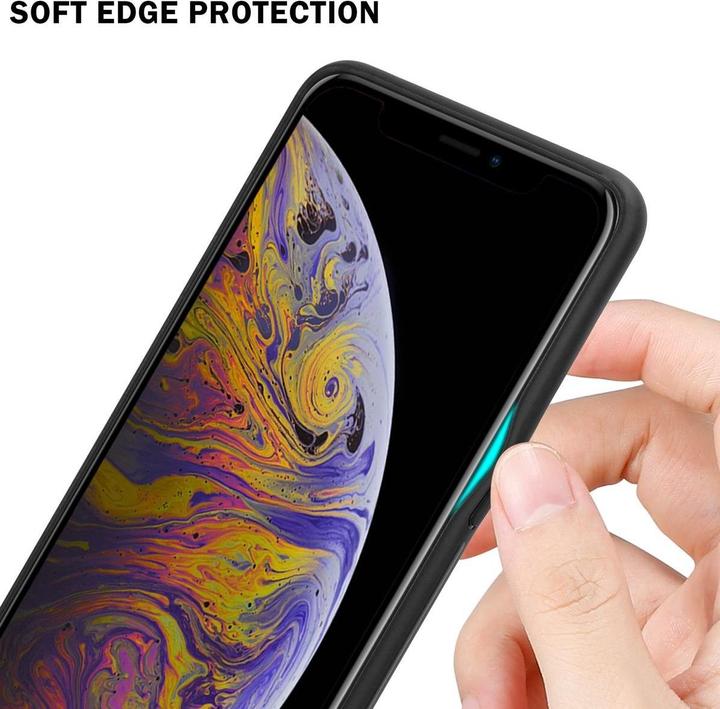 Produktbild Cadorabo TPU 2 Farben Glas Cover (Apple iPhone XS Max)