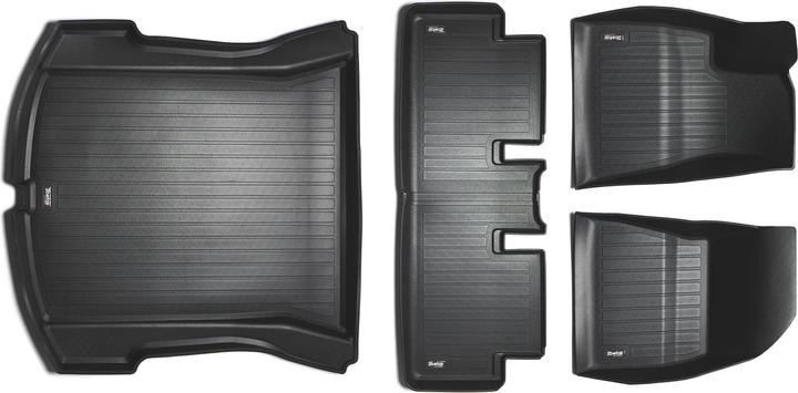 Immagine prodotto 2befair Set completo di tappetini per tutte le stagioni per la Tesla Model 3 (1 set di 5 tappetini)