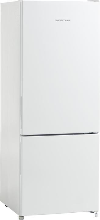 Produktbild Scandomestic SKF 231 W - Kühl-Gefrierkombination - Breite: 54 cm - Tiefe: 55 cm - Höhe: 144 cm - 205 (Freistehend, 205 l)
