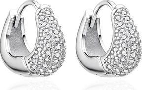 Immagine prodotto Agato - Sparkling silver earrings with zircons AGT-E158KW