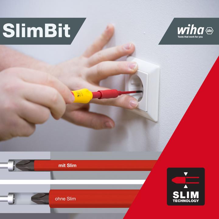 Produktbild Wiha Schraubendreher und Bit Set (Schlitzschrauben, Pozidriv-Kreuzschlitz (PZ))