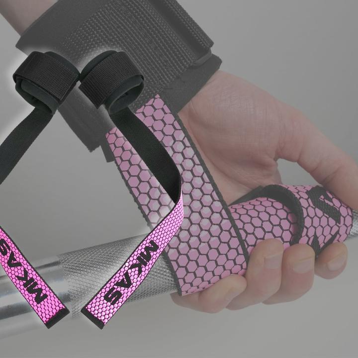 Actual product image Hermex Powerlifting Straps Wrist Support Pulling Aid