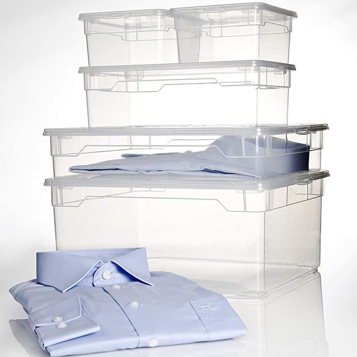 Actual product image Rotho Set Box Sweater 18 l CLEAR (18 l)