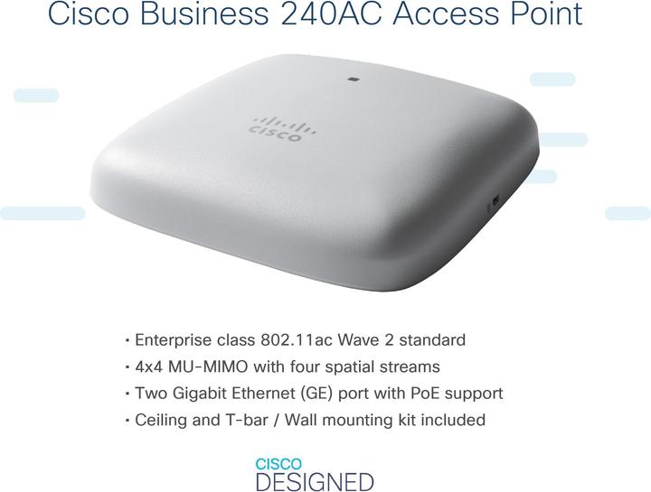 Produktbild Cisco Access Point CBW240AC-E (1733 Mbit/s)