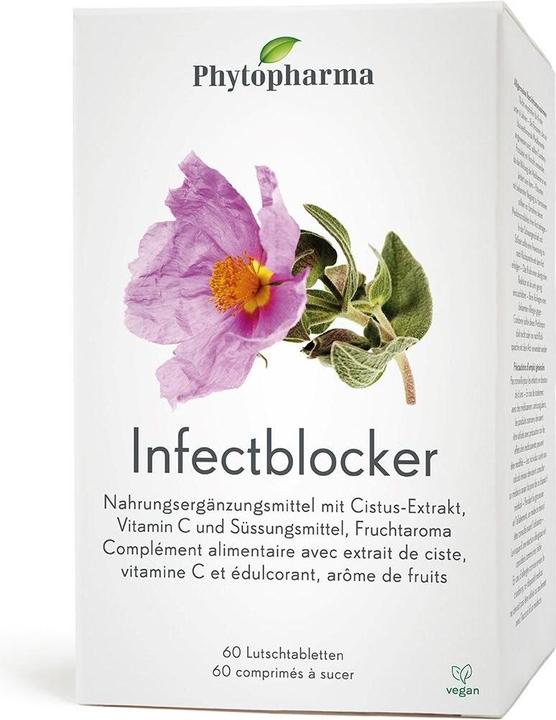 Image du produit Phytopharma Infectblocker (nouv) cpr sucer (60 pièce(s), Cachets, 75 g)