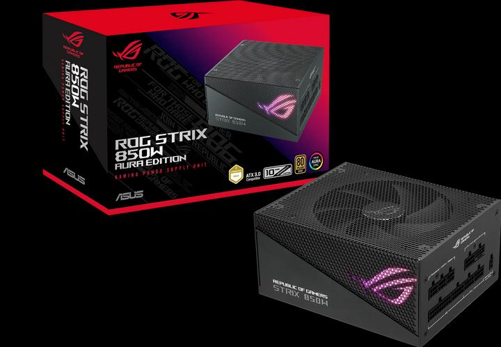 Actual product image ASUS PSU ROG STRIX 850W Gold Aura Edition (850 W)