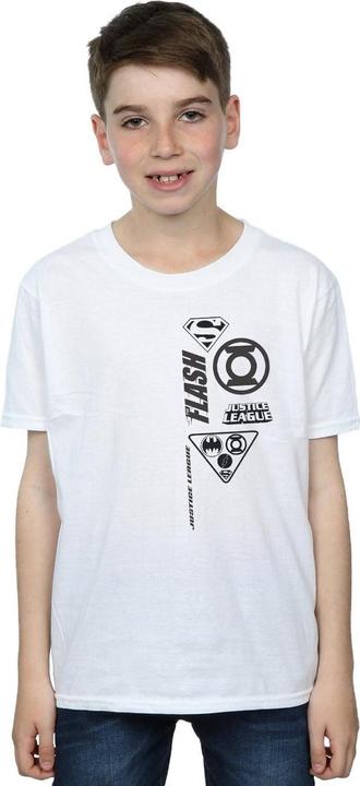 Produktbild Justice League Chest Icons TShirt Jungen (140, 146)