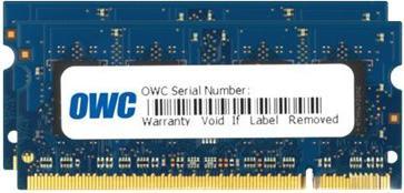 Produktbild OWC 4.0GB (2x 2GB Module Set) PC-6400 DDR2 800MHz SO-DIMM 200 Pin Memory Module for Apple (2 x 2GB, 800 MHz, DDR2-RAM, SO-DIMM)