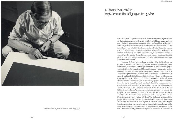 Actual product image Josef Albers (German, Heinz Liesbrock, Vincent Broqua, Fritz Horstman, Gottfried Boehm, Ingo Offermanns, 2022)