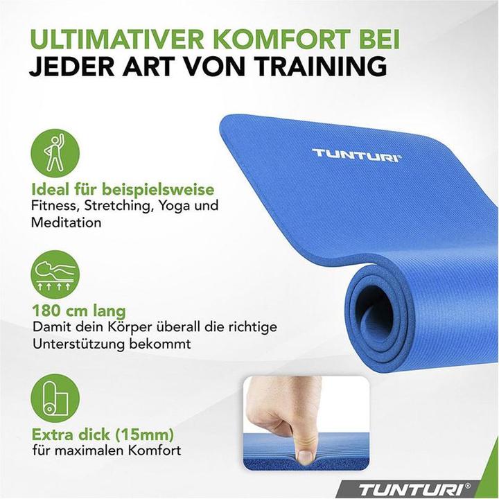 Actual product image Tunturi NBR Fitness Matte (15 mm)