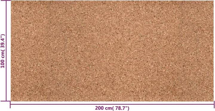 Actual product image VidaXL Raynard (Bulletin board, 100 x 200 cm)