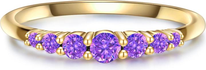 Produktbild Glanzstücke München Damen Sterling Silber Amethyst gelbgold - 28683 (52, 925 Silber)
