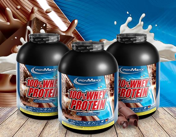 Immagine prodotto IronMaxx 100% Proteine del siero di latte (Kirsch, Yogurt, 1 pz., 2350 g)