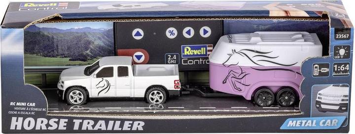 Actual product image Revell Mini RC Car with Horse Trailer