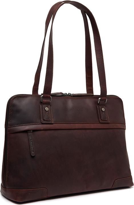 The Chesterfield Brand Branson Schultertasche Leder 37 cm Laptopfach
