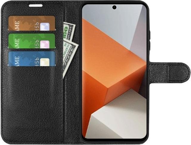 Produktbild MU Classic Litchi Leder Bookcover Series (Xiaomi Redmi Note 13 Pro+)