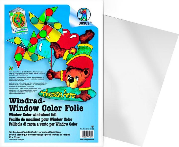 Produktbild Ursus Windrad/Mobile-Folie, farblos 50x70cm, 1 Stück (50 x 70 cm)