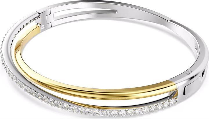 Swarovski Hyperbola Armreif Rundschliff Weiss (Swarovski Metall)