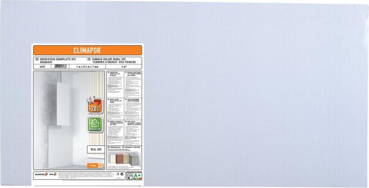 Actual product image Climapor Wall insulation board (0.97 kg, Grey, White, 4000 ml)