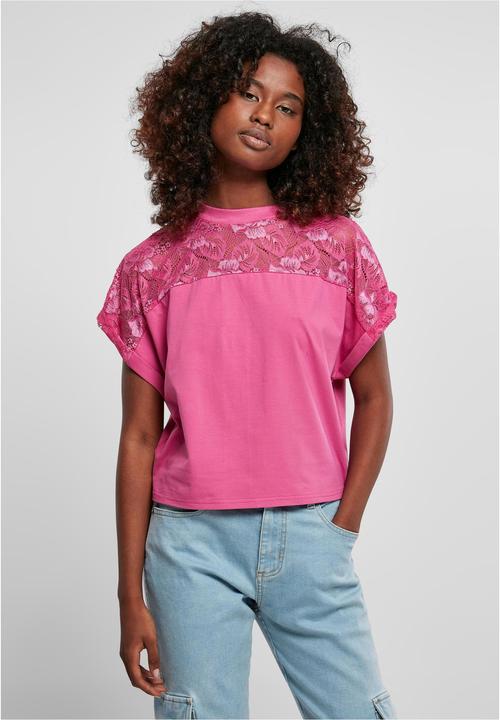 Produktbild Urban Classics Ladies Short Oversized Lace Tee - 12492 (XL)