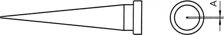 Produktbild Weller Erem LT T SOLDERING TIP 0.6MM (Ersatzteil)
