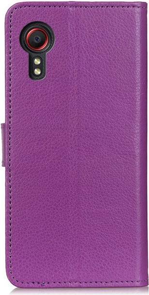Actual product image MU Classic Litchi Leather Bookcover Series (Samsung Galaxy Xcover 5)