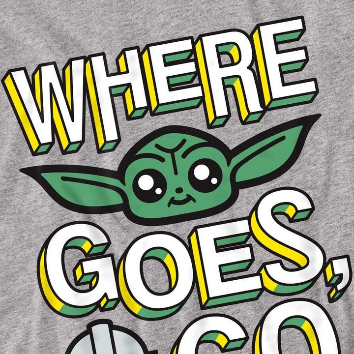 Produktbild Star Wars Where Grogu Goes Cute TShirt (S)