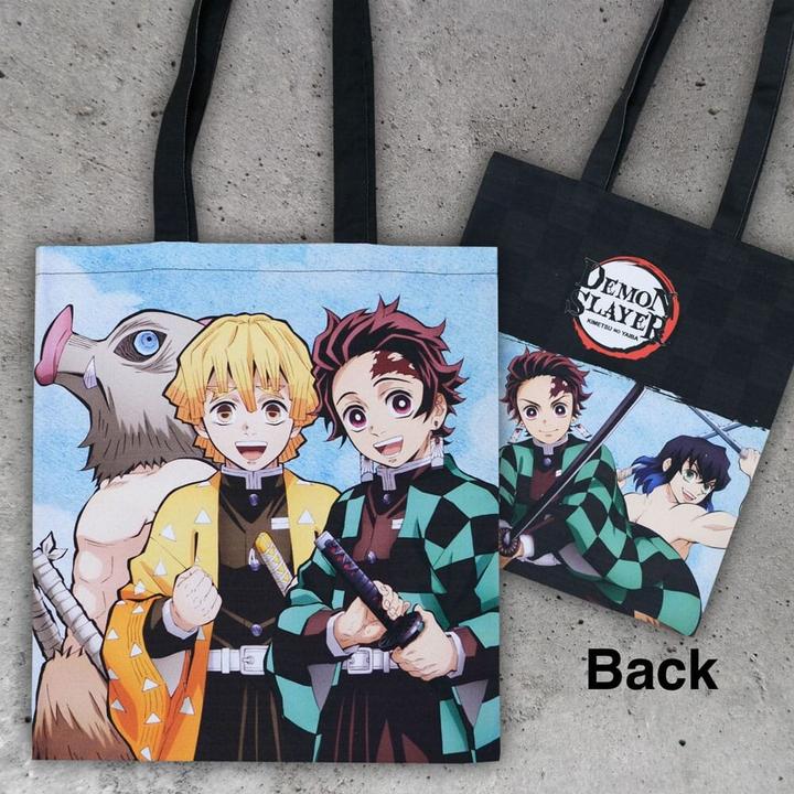 Immagine prodotto POPbuddies Demon Slayer: Kimetsu no Yaiba borsa portante Inosuke, Zenitsu, Tanjiro