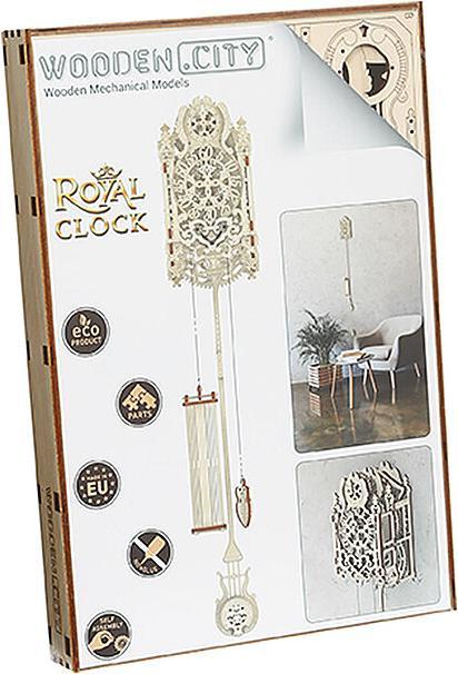 Produktbild WoodenCity Königliche Wand-Pendeluhr