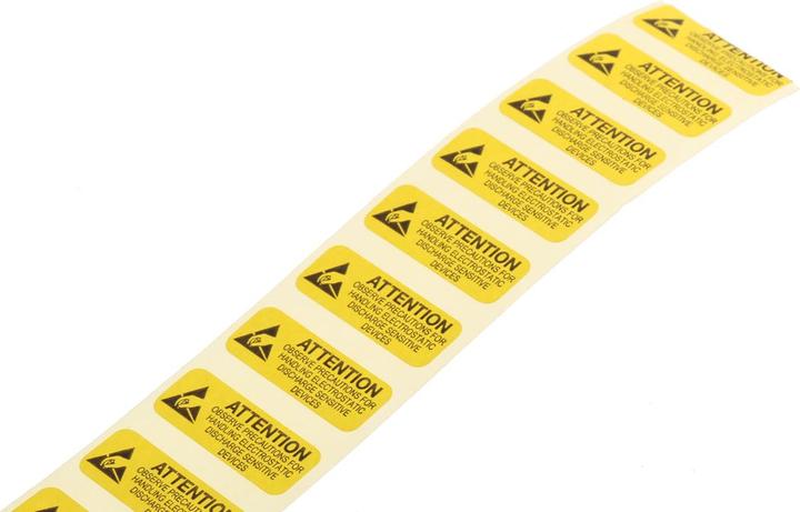 Immagine prodotto Rs Pro Etichetta antistatica 10x20mm Warning
