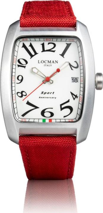Produktbild Locman Italy Herrenuhr Sport Anniversary rot Ref. 0471 (Analoguhr, 1842.60 mm)