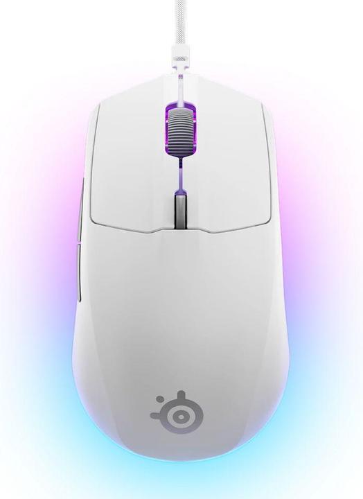 Actual product image SteelSeries Rival 3 Gen 2 - White (Cable)